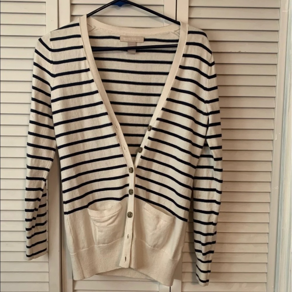Stripe cardigan